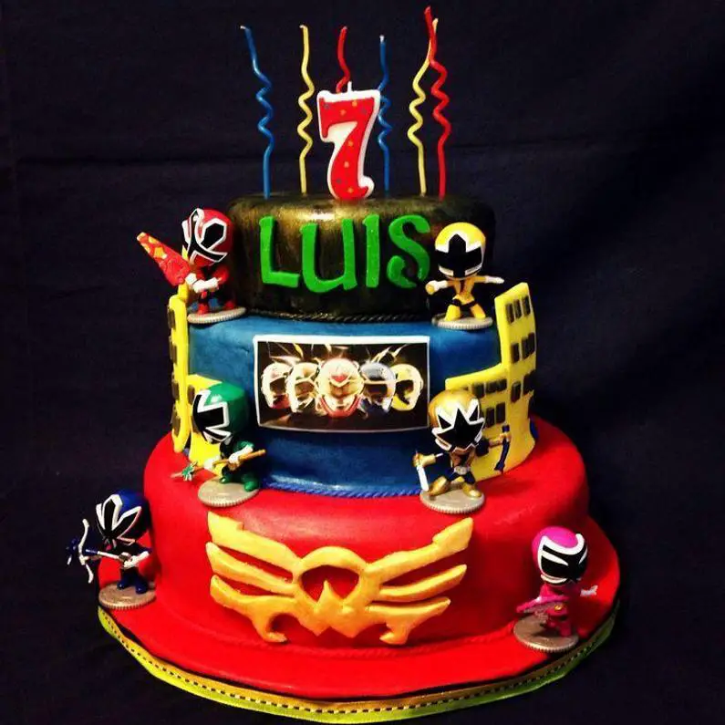 power rangers megaforce birthday cake