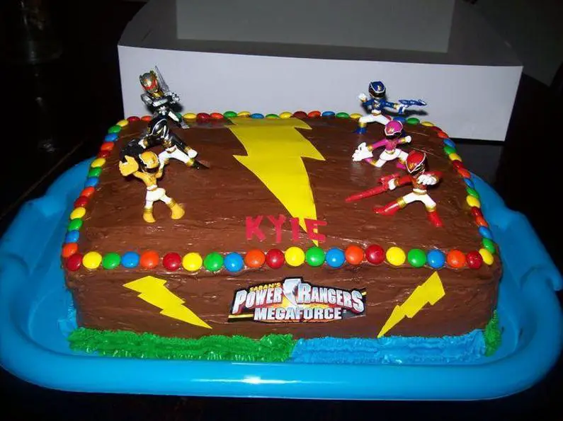 power rangers megaforce birthday cake