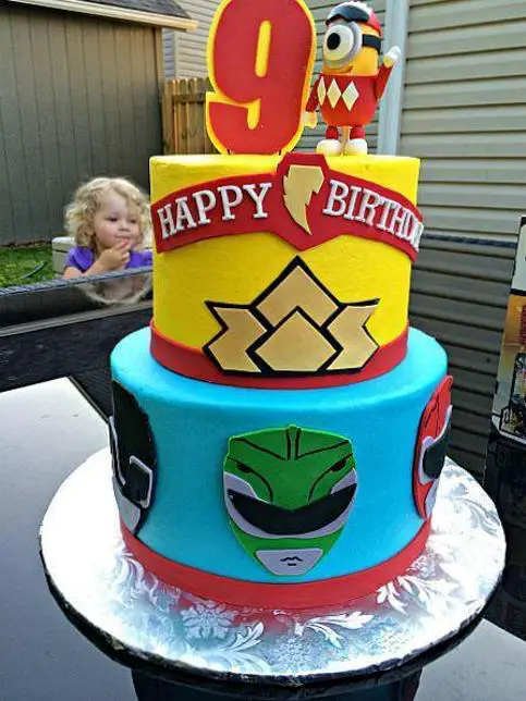 power rangers megaforce birthday cake