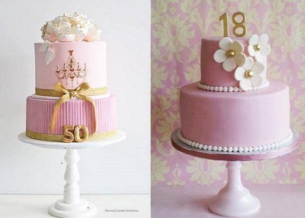 pretty 18th birthday cakes