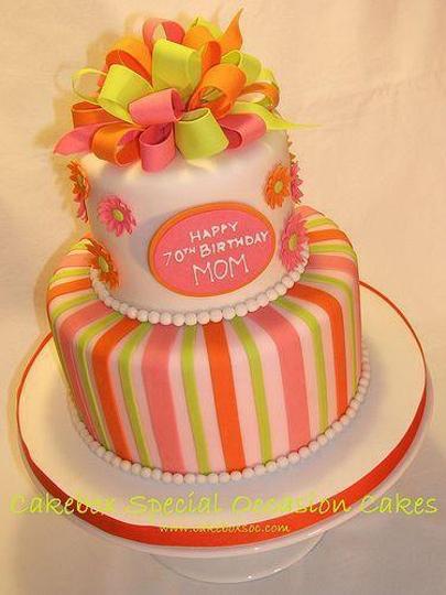 pretty birthday cakes for mom