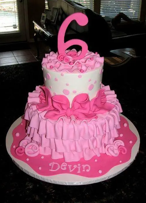 pretty girly birthday cakes