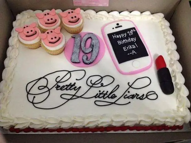 pretty little liars birthday cake