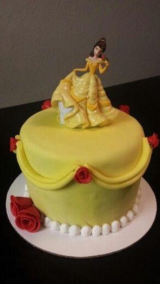 princess belle birthday cake
