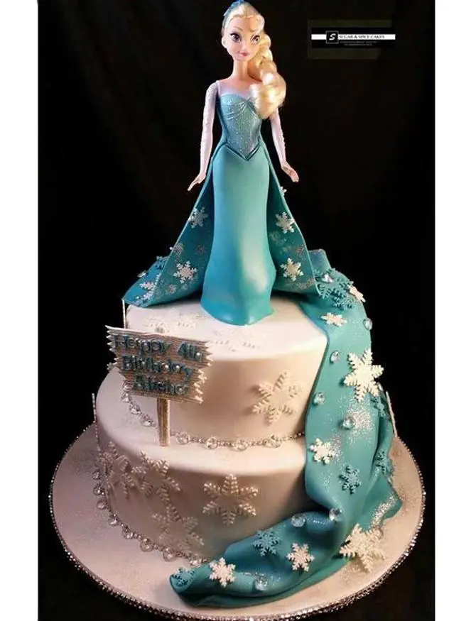 princess elsa birthday cake