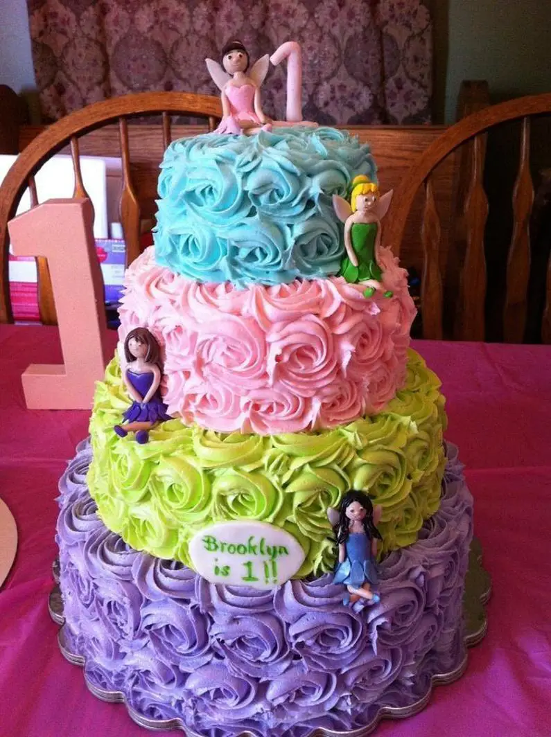 princess fairy birthday cake