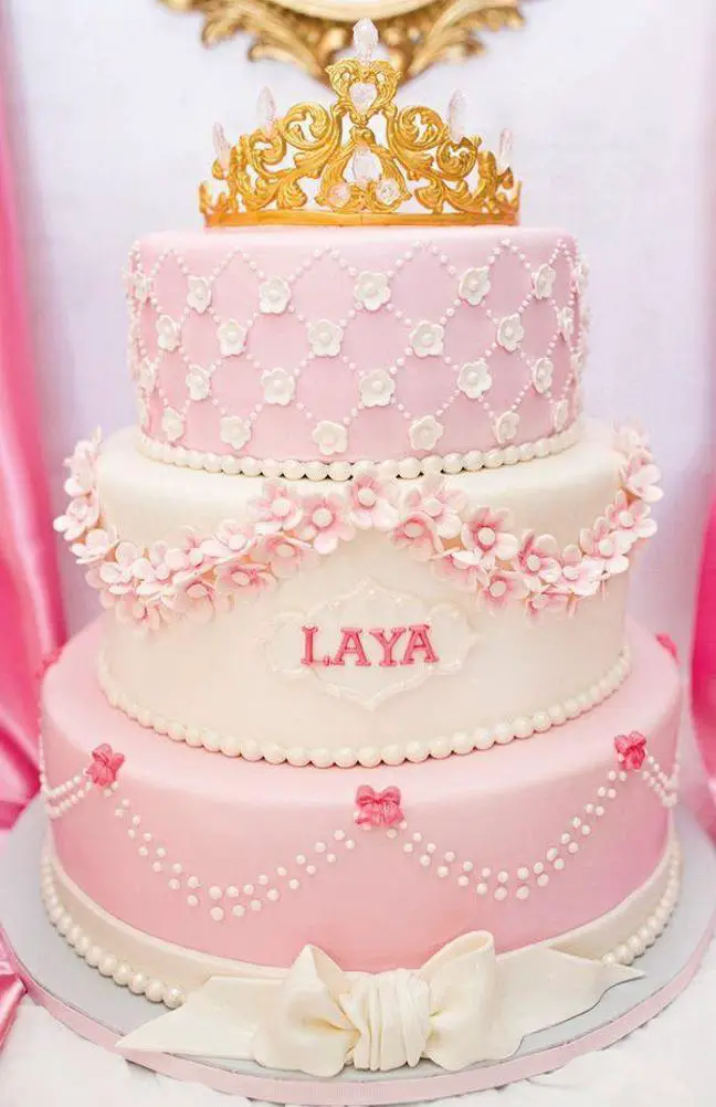 princess first birthday cake