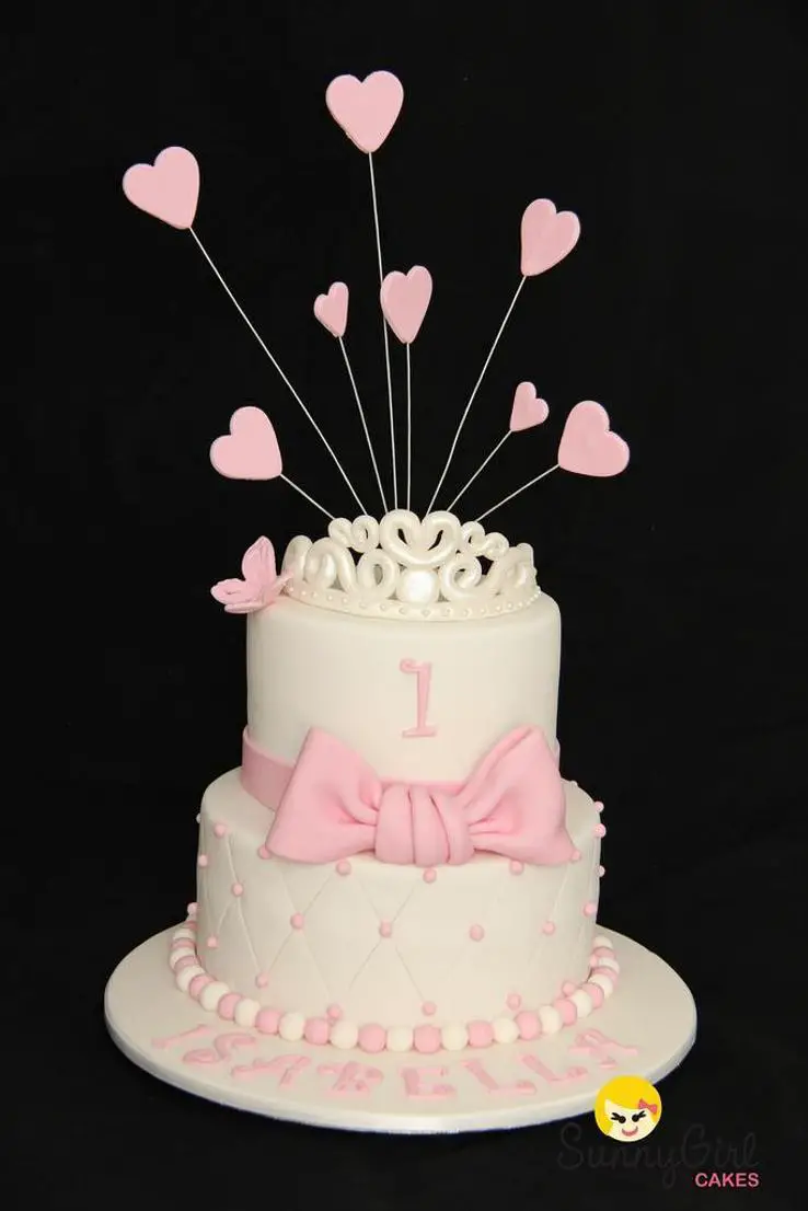 princess first birthday cake