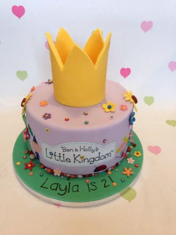 princess holly birthday cake