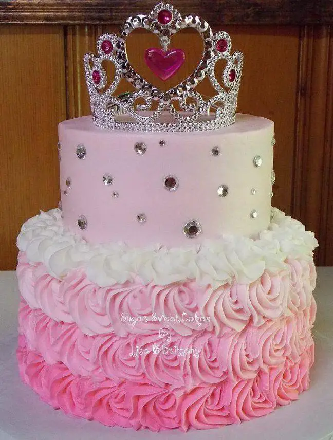 princesses birthday cakes