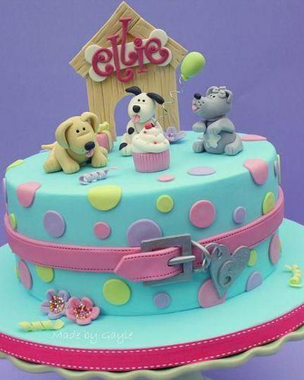 Puppy Themed Birthday Cakes   Puppy Themed Birthday Cakes 25552 