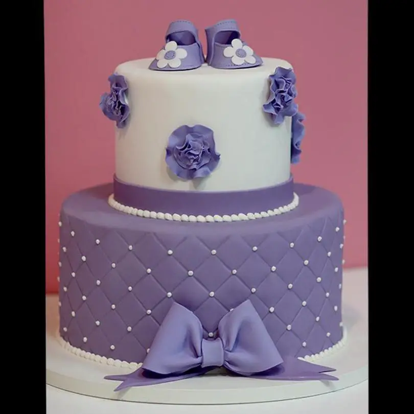 purple princess birthday cake