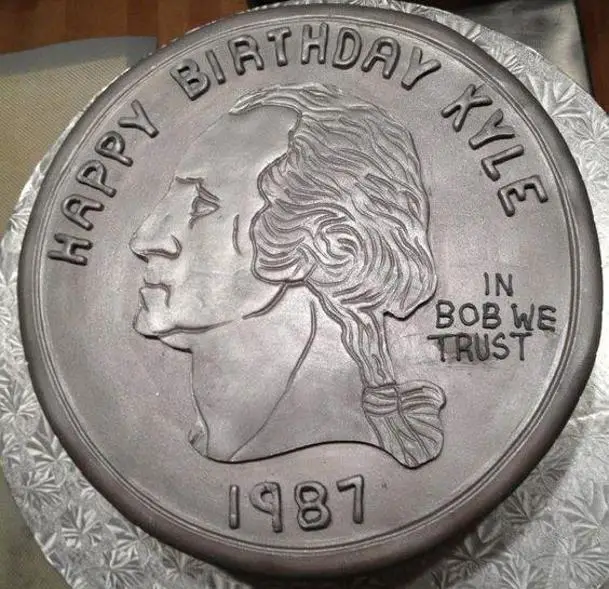 quarter birthday cake