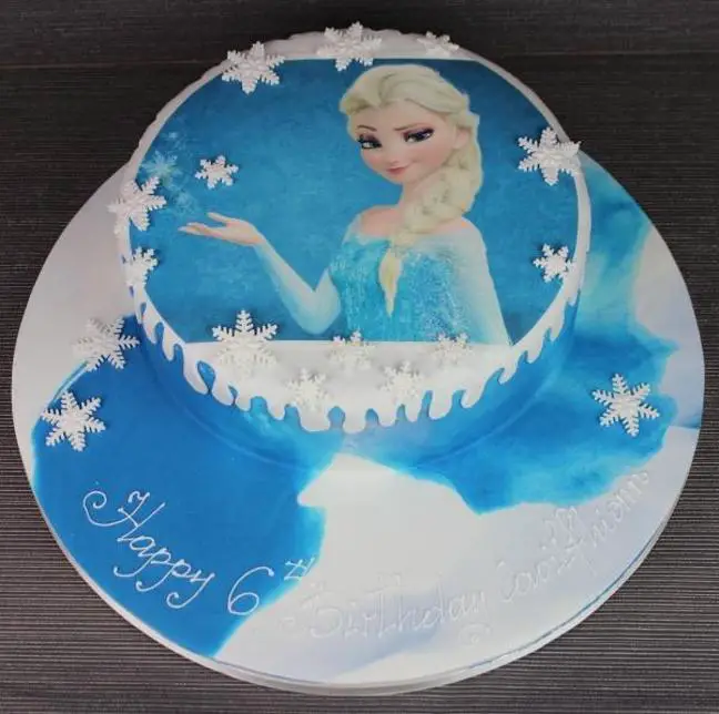 queen elsa birthday cake