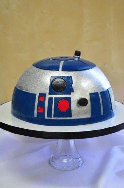 r2d2 birthday cake