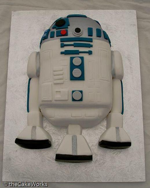 r2d2 birthday cake