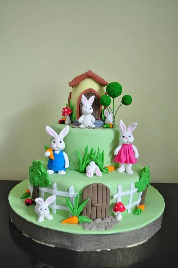 rabbit birthday cakes