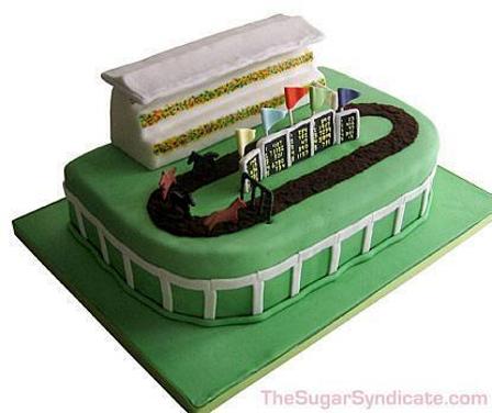 race horse birthday cake