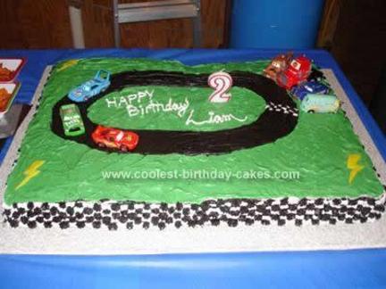 racetrack birthday cake