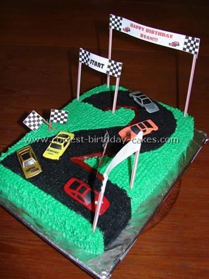 racetrack birthday cake