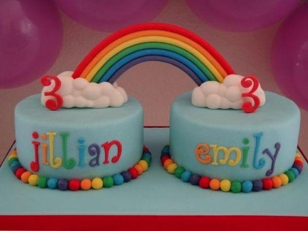 rainbow birthday cakes for girls