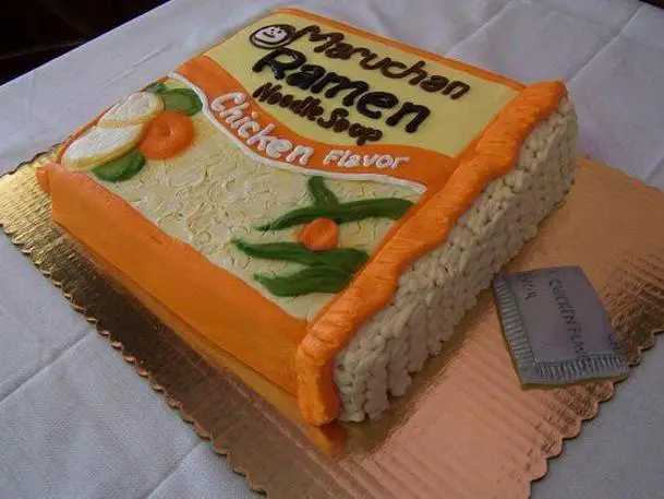 ramen birthday cake
