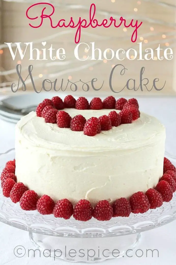 raspberry and white chocolate birthday cake
