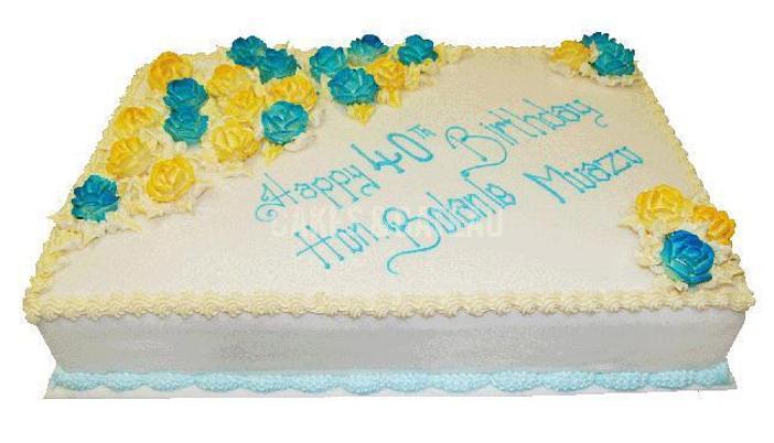 rectangular birthday cakes