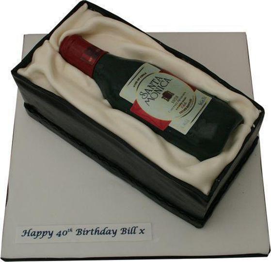 red wine birthday cake