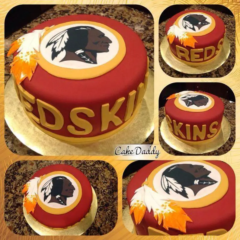 redskins cakes birthday cakes