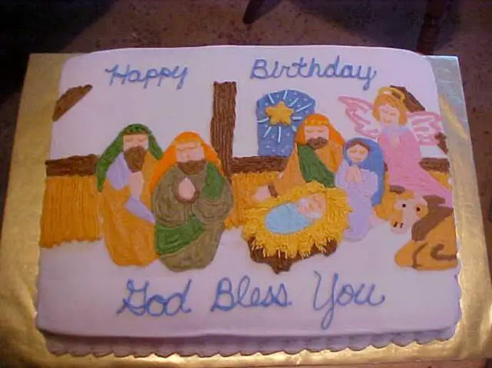 religious birthday cakes