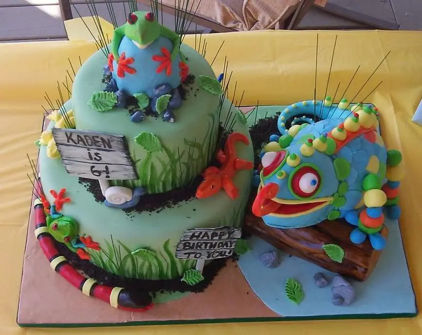 reptile birthday cake ideas