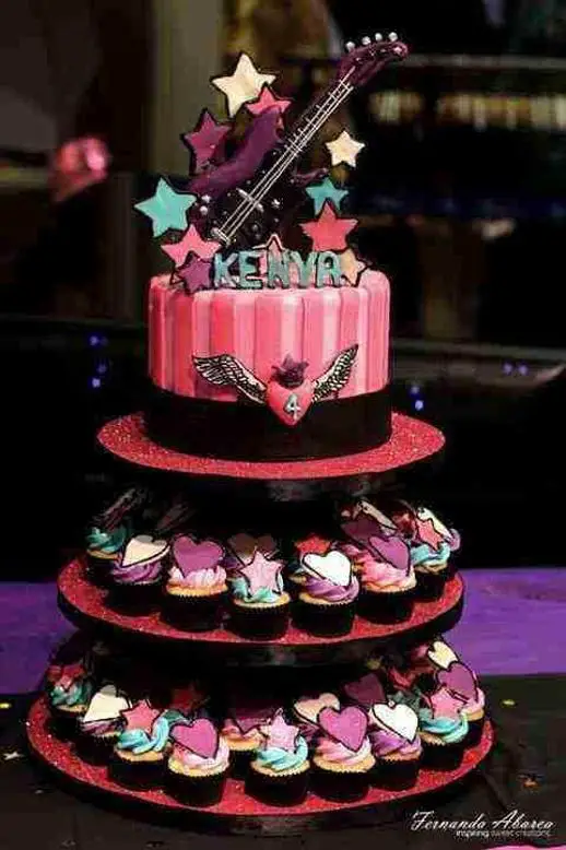 rockstar birthday cakes