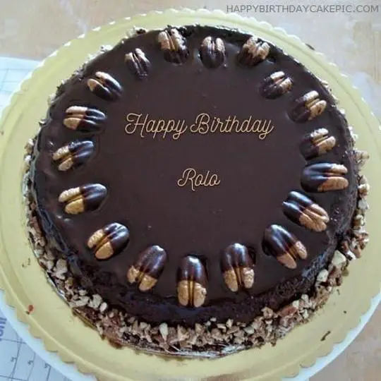 rolo birthday cake