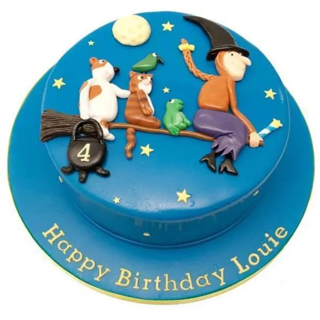 room on the broom birthday cake