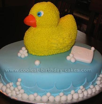 rubber duck birthday cake