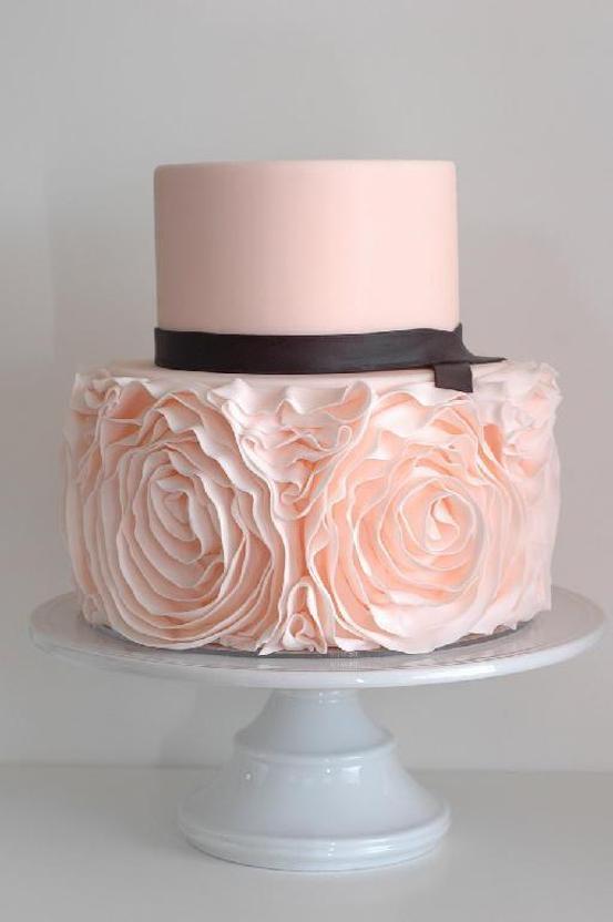 ruffle birthday cakes