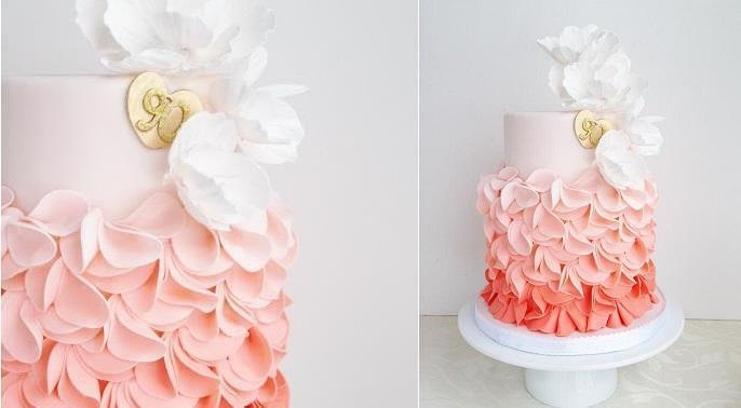 ruffle birthday cakes