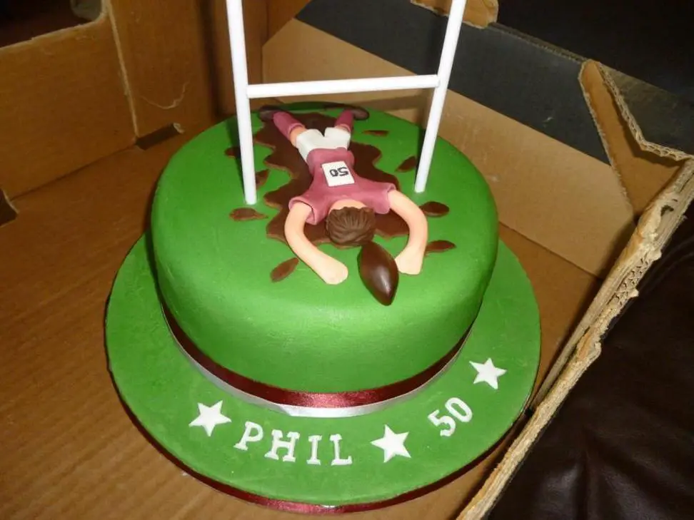 rugby birthday cake