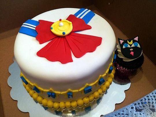sailor moon birthday cake