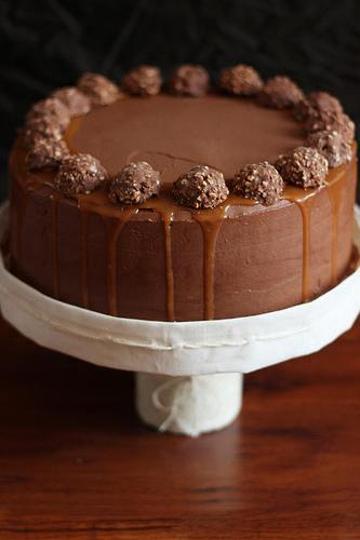 salted caramel birthday cake