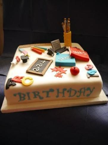 school birthday cake