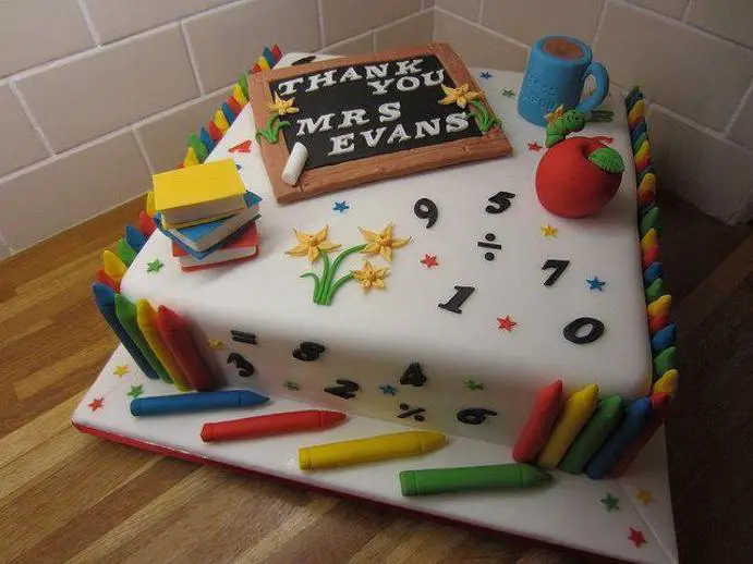 school birthday cake