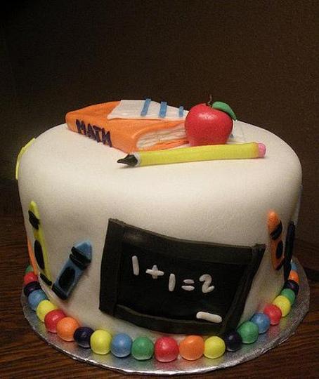 school birthday cake
