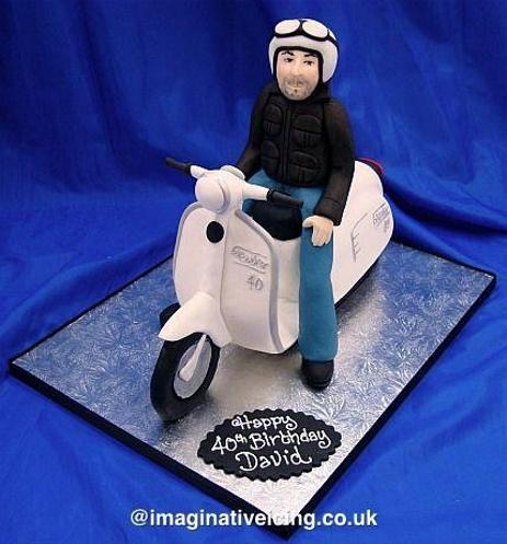 scooter birthday cakes