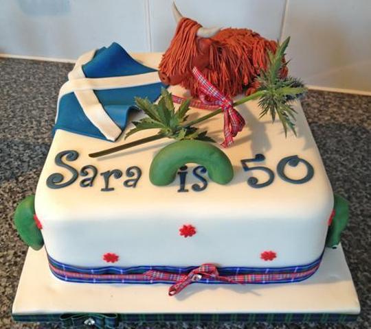 scottish birthday cake