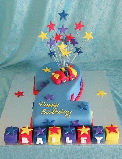 second birthday cakes