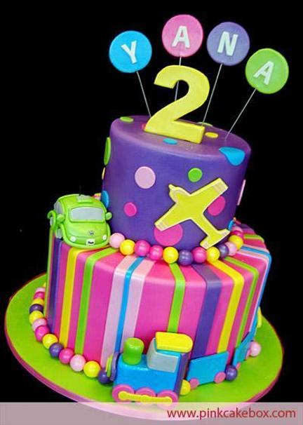second birthday cakes
