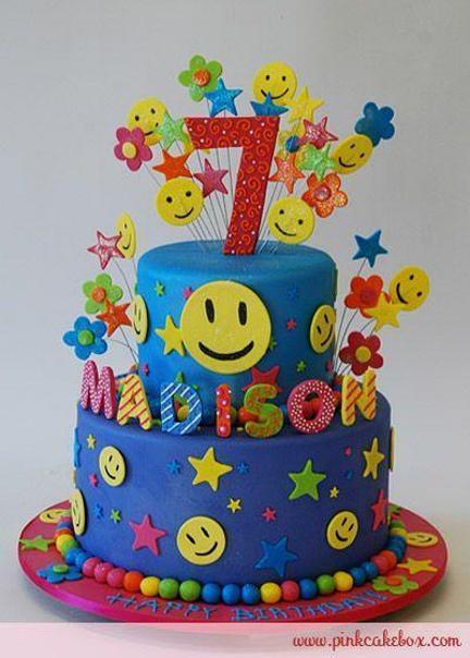 seventh birthday cake