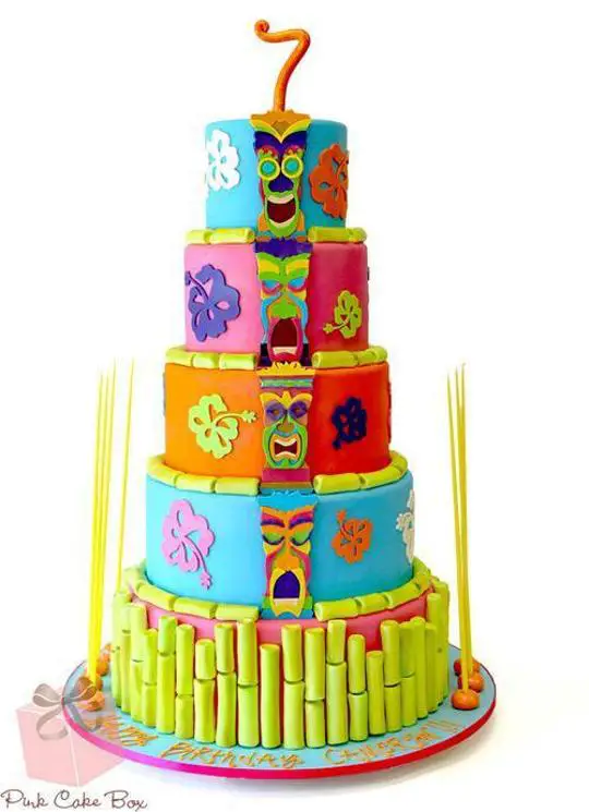 seventh birthday cake